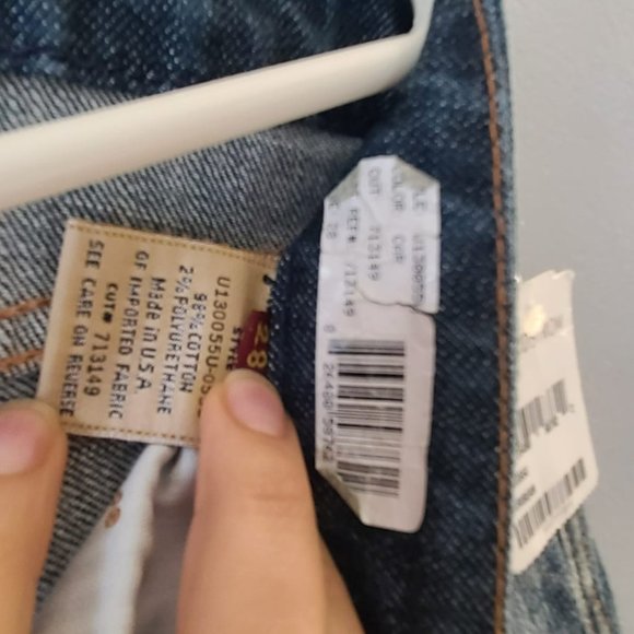 7 For All Mankind Blue Flare Jeans - Picture 4 of 12